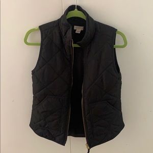 J. Crew Black Vest